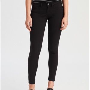 AE Black Super Stretch Jegging